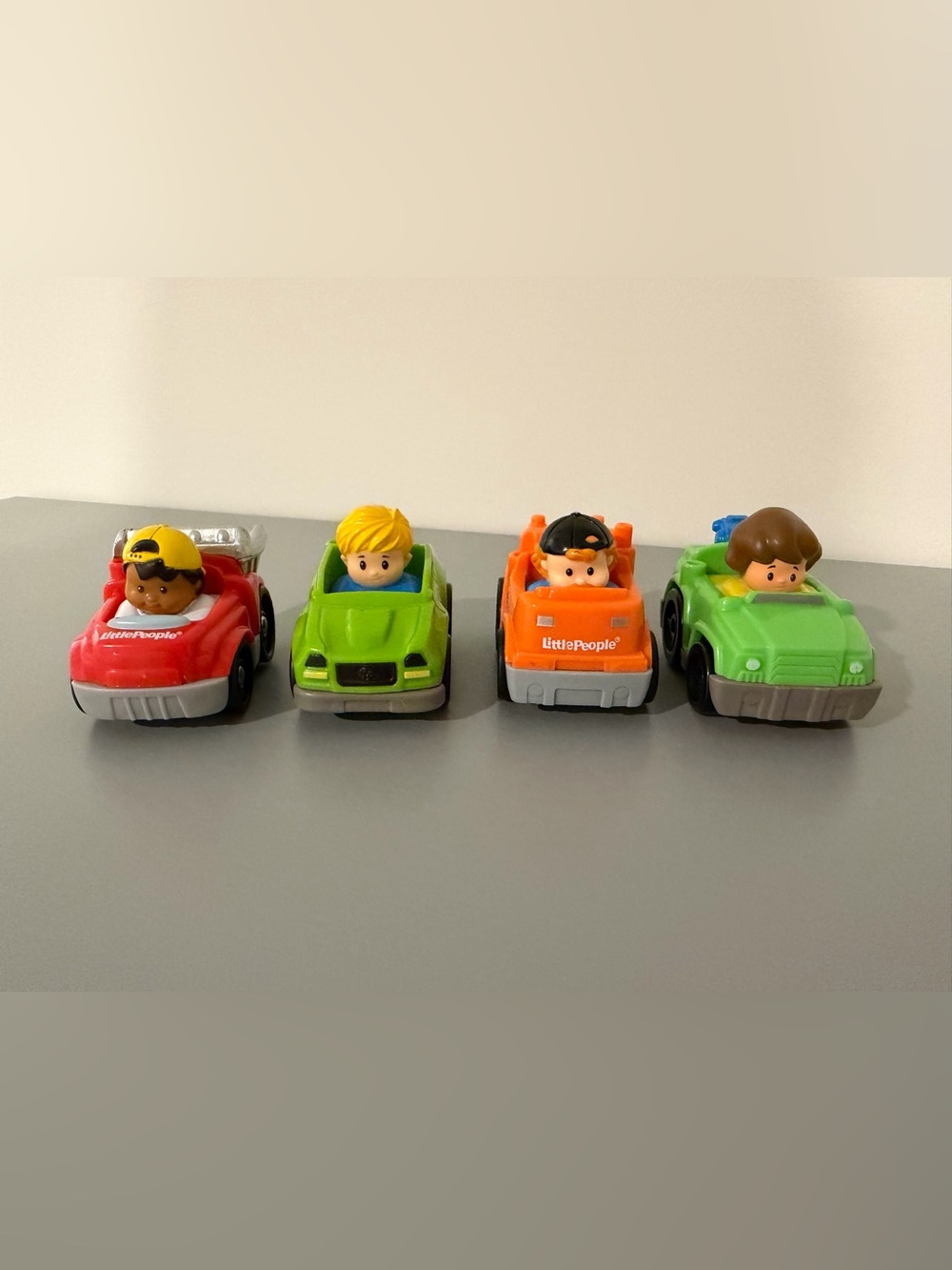 Fisher Price Little People Wheelies - Lot of 4